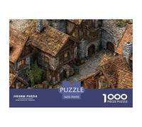 European Style Town Puzzles 1000 Pezzi Perfetto Per Appassionati Di Esperti Sfide Difficili Intrattenimento Creativo Regalo Per La Famiglia Per Adulti E Bambini A Partire Da 12 Anni 70x50cm/1000pcs