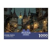 European Style Town Puzzles 1000 Pezzi Perfetto Per Appassionati Di Esperti Sfide Difficili Intrattenimento Creativo Regalo Per La Famiglia Per Adulti E Bambini A Partire Da 12 Anni 38x26cm/1000pcs