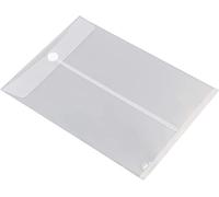 Europel Cartella a Portafoglio (Confezione da 10) | Formato A4 | Cartella Portadocumenti con Chiusura a Gancio e Anello | Trasparente e Trasparente | per casa e Ufficio | 179061