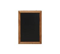EUROPEL Lavagna con cornice - Lavagna da parete per casa, cucina, ufficio, scuola, bar, feste, eventi, decorazione, lavagna per promemoria, messaggi, pubblicità (42 x 60 cm) - aspetto naturale