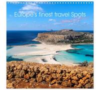 Europe's finest travel Spot - Island Edition (Wall Calendar 2026 12" x 24" / 30 x 60 cm (aperto) Calvendo 12 Month Wall Calendar