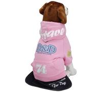 Europet-Bernina 381 - 407844 Cane Maglione D & D Brave Dog 40 x 56 x 36 cm, Rosa