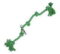 Europet Bernina Giocattolo Per Cani Corda Da Gioco 5 Nodi 120Cm Verde XXL