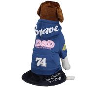 Europet Bernina International - Maglione per cani Bravedog, 26 x 40 x 21 cm, colore: Blu scuro
