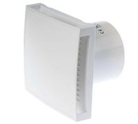 EUROPLAST Ø 100mm Aspiratore Bagno - Ventola Aspirazione Bianca - Estrattore Aria - Ventilatore da Parete per Cucina, Garage, WC