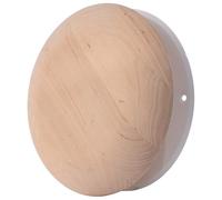 EUROPLAST Valvola a disco in legno da 100 mm, valvola di ventilazione rotonda per sauna - diffusore universale di alimentazione e scarico - diffusore regolabile per parete o soffitto - valvola di