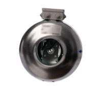 Europlast, Ventilatore tubolare da 100 mm, in metallo, per tubo di scarico, 379 m³, AKM100