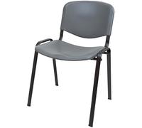 EUROPOLTRONE Sedia Conferenza, Certificata CATAS, Impilabile in Polipropilene, Sedia Ufficio Senza Braccioli, Sedia Scrivania Ergonomica per Sala d'Attesa, Riunioni e Scuola.