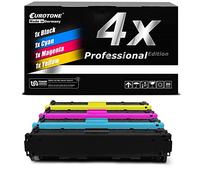 EuroPro 4x Toner compatibile per Canon I-Sensys LBP611 LBP613 sostituisce 045 / 045H XXL BK CMY Set