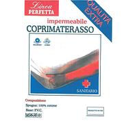 Euroricami Traversa Coprimaterasso Angoli Letto Matrimoniale con Cerata e Superficie in Spugna di Cotone 100% - Qualita' Extra, Misura 180x200x25 cm, Lavabile in Lavatrice