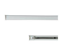 Euroricami Viterbo Bastone con Molla Interna - Bacchettina a Pressione per Tende estensibili da 90 a 150 cm. - Bacchette in Alluminio Colore Bianco