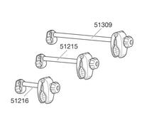Thule Euroride 943 1st Bike Arm 51216 Spare Part Nero