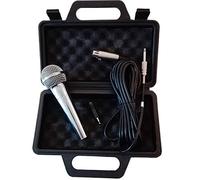 Eurosell - Microfono dinamico premium - argento - canto & palcoscenico + 5 m cavo XRL Jack Mic Set Micro canto dinamico