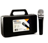 Eurosell, set di microfono dinamico per canto e palcoscenico, con custodia, cavo da 5 m, jack XRL