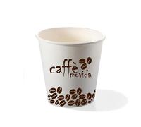 Euroshoppingonline 200 Set Kit Bicchierini in Carta per caffè 65ml Bicchieri Ecologici Biodegradabili Monouso Piccoli Asporto Bevande Calde bar