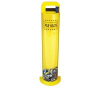 Euroshoppingonline Contenitore pile esauste batterie usate 10LT bidone secchio pattumiera verticale cestino