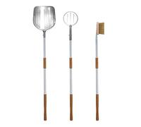 Euroshoppingonline Kit Pale Pala Set Per Pizza Pizze Forno a legna 3 PEZZI PZ per pizzeria pub