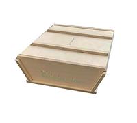 Euroshoppingonline Madia Pizza Pane maidda maddia Cassetta con Coperchio lievitazione ASSE stendi Pasta Made in Italy Fatta a Mano