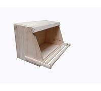 Euroshoppingonline Nido per Galline ovaiole covatrice Sala Parto con posatoio Esterno per Gallina in Legno per pollaio 60x30x30h cm