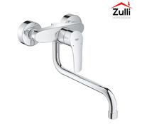 GROHE Miscelatore monocomando a parete per lavello Eurosmart 31391002 Grigio (Cromo) 217 mm