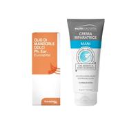 Eurospital Pack Pelle Morbida ed Elastica Olio di Mandorle Dolci 50ml + Crema Riparatrice Mani 75ml