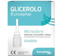 eurospital Microclismi glicerolo bambini 6 pezzi
