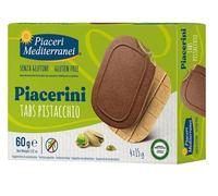 Eurospital PIACERI MEDITERRANEI PIACERINI TABS PISTACCHIO 4 PEZZI DA 15 G