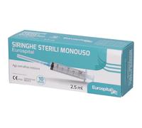 Eurospital Siringe Sterili Monouso 2,5 ml 10 pezzi 10 pz Siringhe