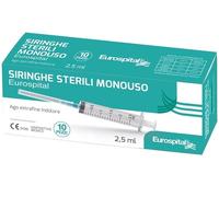 EUROSPITAL SpA EUROSPITAL SIRINGA MONOUSO 2,5 ML 10 PEZZI