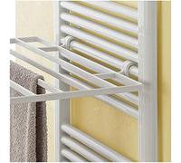 EuroStore07® 2 pezzi stendibiancheria per Scaldasalviette Termoarredo, 51 x 36 cm, Portata 5 kg in polipropilene 100%, regolabile in due posizioni (2 pezzi)