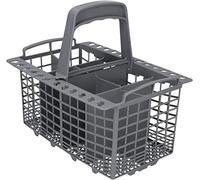 EuroStore07® CESTELLO PORTA POSATE LAVASTOVIGLIE COMPATIBILE C00094297 Altezza 12 cm Altezza totale 14 cm; Larghezza inferiore 12,5 cm, Larghezza superiore 18 cm ; Lunghezza 24 cm
