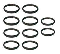 EuroStore07® GUARNIZIONI IN SILICONE ALTA TEMPERATURA PER TUBI STUFA A PELLET ø cm 18 - h. 9 mm - 10 PEZZI