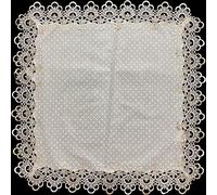 EUROSTYLE centrotavola Art. Fresia centrino Striscia Runner coprimacchia sopra Mobile sotto Vaso Tessile da arredo (Centrotavola Quadrato 85x85cm, Beige)