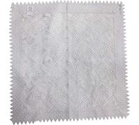 EUROSTYLE centrotavola copritavolo Art. Loggia tovaglia Striscia centrino da Tavolo con Applicazioni in Pizzo Macrame Tulle Sangallo Ricamato (Centrotavola Quadrato 85x85cm, Bianco)