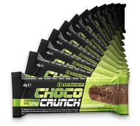 EUROSUP CHOCO CRUNCH gusto Nocciola - Box da 10 Barrette Proteiche Croccanti - Proteine del Latte 27% e Crisp Soia, con vero Cioccolato al Latte - Crescita e Mantenimento Massa Muscolare, Alta Qualità