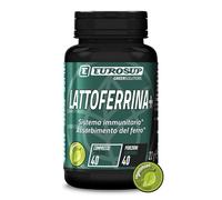 EUROSUP LATTOFERRIN Lattoferrina 200 mg con Vitamina C | Supporto Sistema Immunitario e Difese Naturali | Contribuisce all’Assorbimento del Ferro | 40 compresse