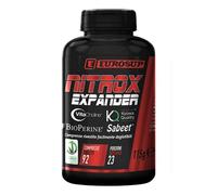 EUROSUP Nitrox Expander 92 Cpr Rivestite - 115 g | Formula Completa per il Supporto dell'Ossido Nitrico, Energia e Recupero con Colina, Pieperina BioPerine e Niacina, VEGANOK
