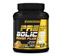 EUROSUP PRE BOLIC POWER - Pre Workout Completo in Polvere | Con Cluster Dextrin, Creapure, BCAA, EAA, Arginina e Citrullina Kyowa | Energia, Pump, Focus e Performance | Vegan | 640 g - Arancia Rossa