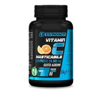Eurosup VITAMIN C MASTICABILE - Agrumi - 80 compresse masticabili da 500 g di vitamin C - Vegan