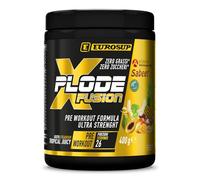 EUROSUP X-PLODE FUSION - Pre-Workout Avanzato | Energia, Forza, Resistenza e Focus | Con Arginina, Citrullina, Beta-Alanina, Caffeina e Ashwagandha | 400 g - Tropical Juicy