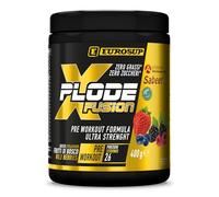 EUROSUP X-PLODE FUSION - Pre-Workout Avanzato | Energia, Forza, Resistenza e Focus | Con Arginina, Citrullina, Beta-Alanina, Caffeina e Ashwagandha | 400 g - Frutti di Bosco