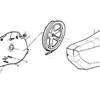 Eurosystems Cinghia X10-1128 Marcia avanti di ricambio per Euro 5
