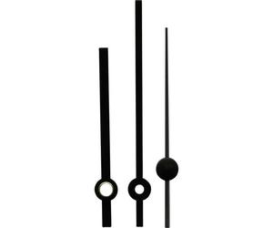 EUROTIME 195036 Kit lancette Standard Alluminio Nero Rotondo