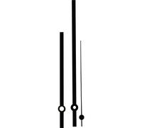 EUROTIME 195943 Kit lancette Standard Alluminio Nero Rotondo