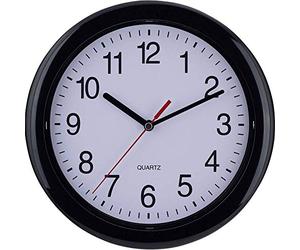 EuroTime 2221 Orologio da parete al quarzo, 25 cm, nero