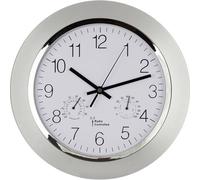 EUROTIME 56004 Radiocontrollato Orologio da parete 34 cm x 5 cm Argento