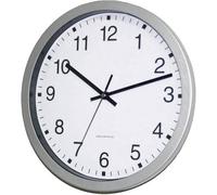 EUROTIME 56831-07 Radiocontrollato Orologio da parete 30 cm x 4.3 cm Argento