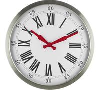 EUROTIME 56860-07 Radiocontrollato Orologio da parete 40 cm Argento Movimento