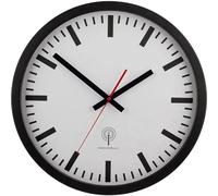 EUROTIME 56862 Radiocontrollato Orologio da parete 40 cm Nero