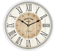 EUROTIME 81748-07 Quarzo Orologio da parete 30.5 cm Bianco
